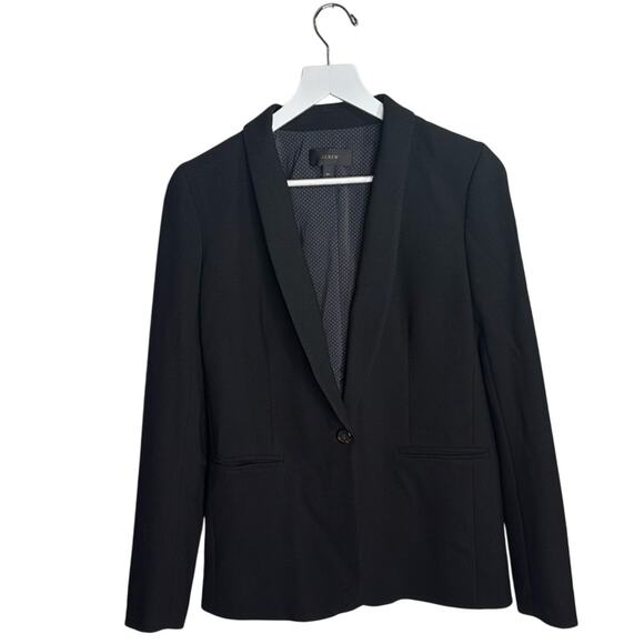 J. Crew Parke Wool Blend Blazer Button Jacket W1114 Sz 8 Tall - Picture 1 of 10